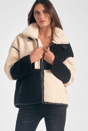 Storm Color Block Coat - Shop Elan