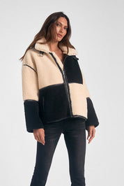 Storm Color Block Coat - Shop Elan