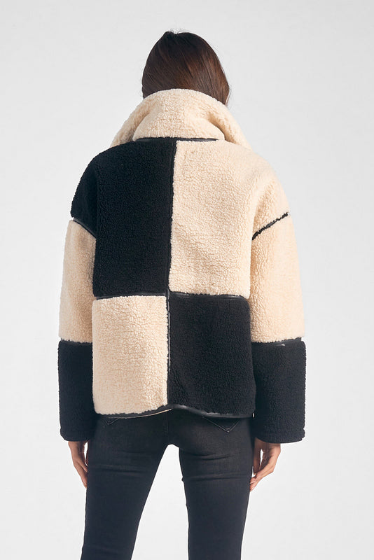 Storm Color Block Coat - Shop Elan