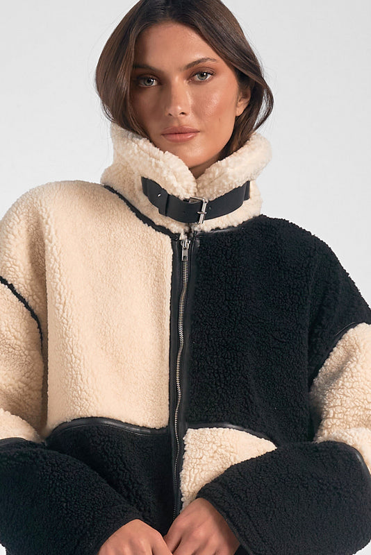 Storm Color Block Coat - Shop Elan