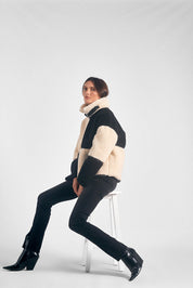 Storm Color Block Coat - Shop Elan