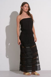 Athena Strapless Maxi - Shop Elan