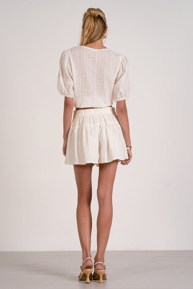 Ellie Short White