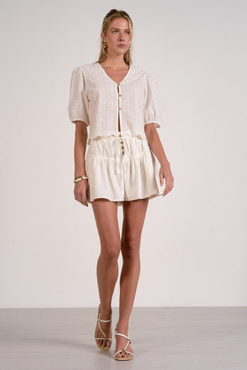 Ellie Short White