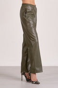 Jaya Faux Leather Pant - Shop Elan
