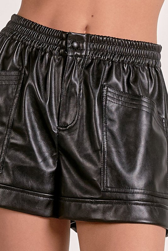 Flora Faux Leather Pant