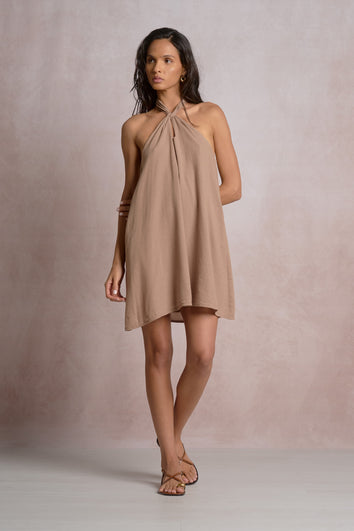 Santorini Halter Dress - Shop Elan