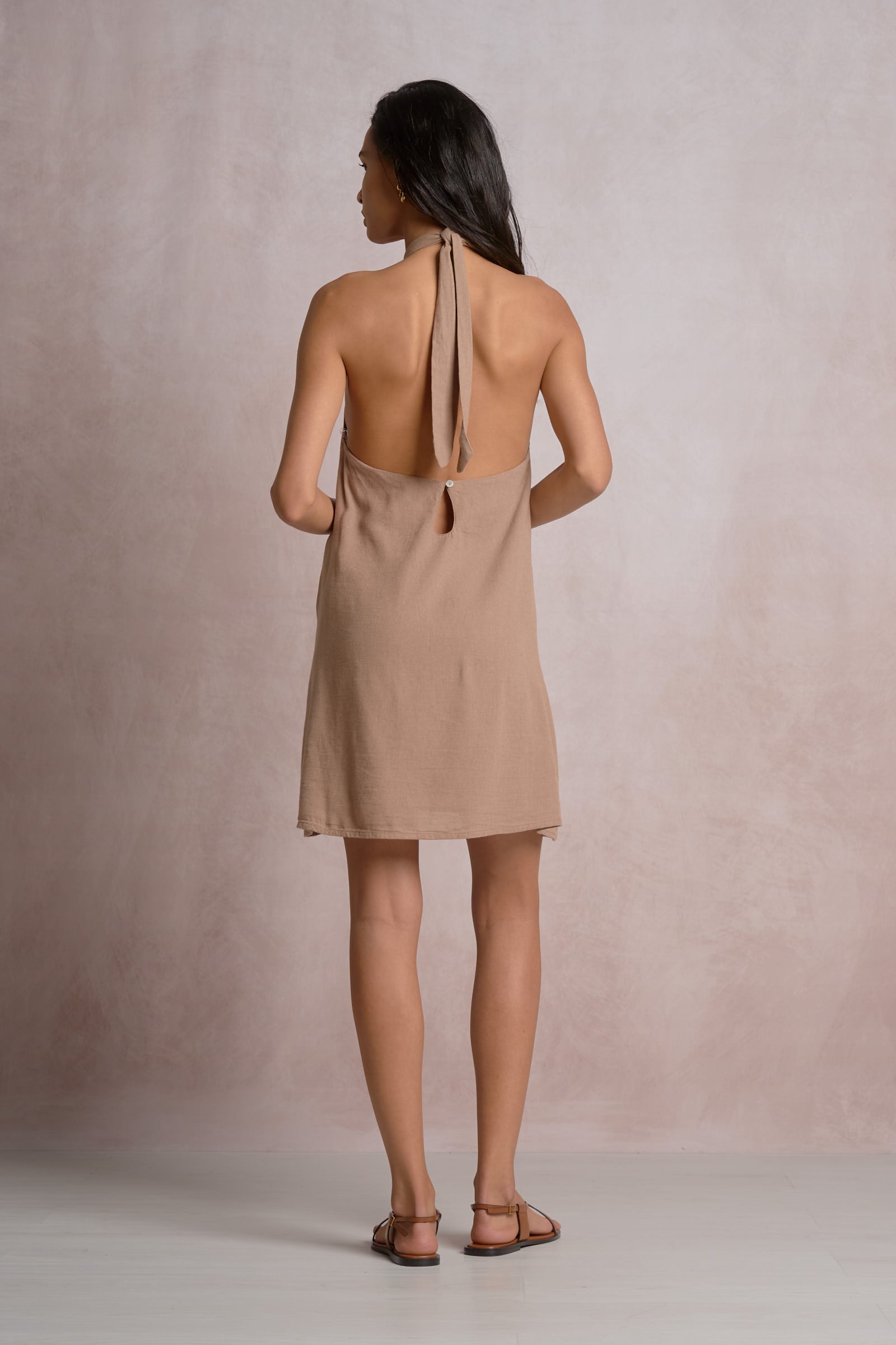 Santorini Halter Dress - Shop Elan