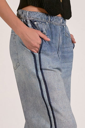Jojo Track Sweatpant Jean - Shop Elan