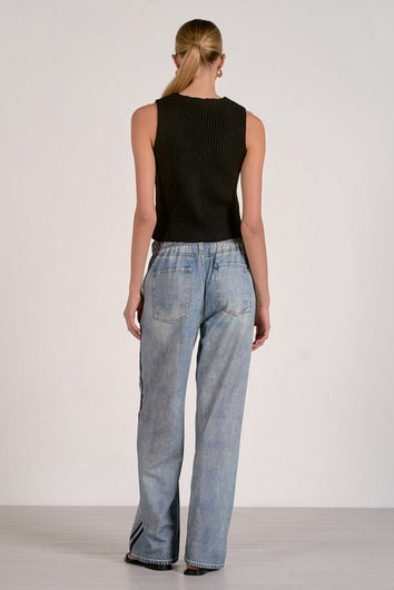 Jojo Track Sweatpant Jean - Shop Elan