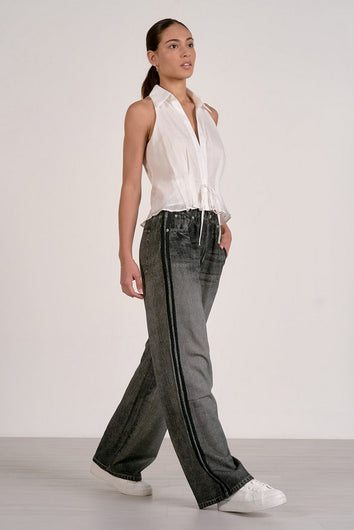Jojo Track Sweatpant Jean - Shop Elan