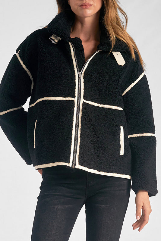 Elainilye Fashion Long Coats For Women Fall Winter Turn Down Collar Casual  Long Sleeve Coat Cardigan Blouse,Black 