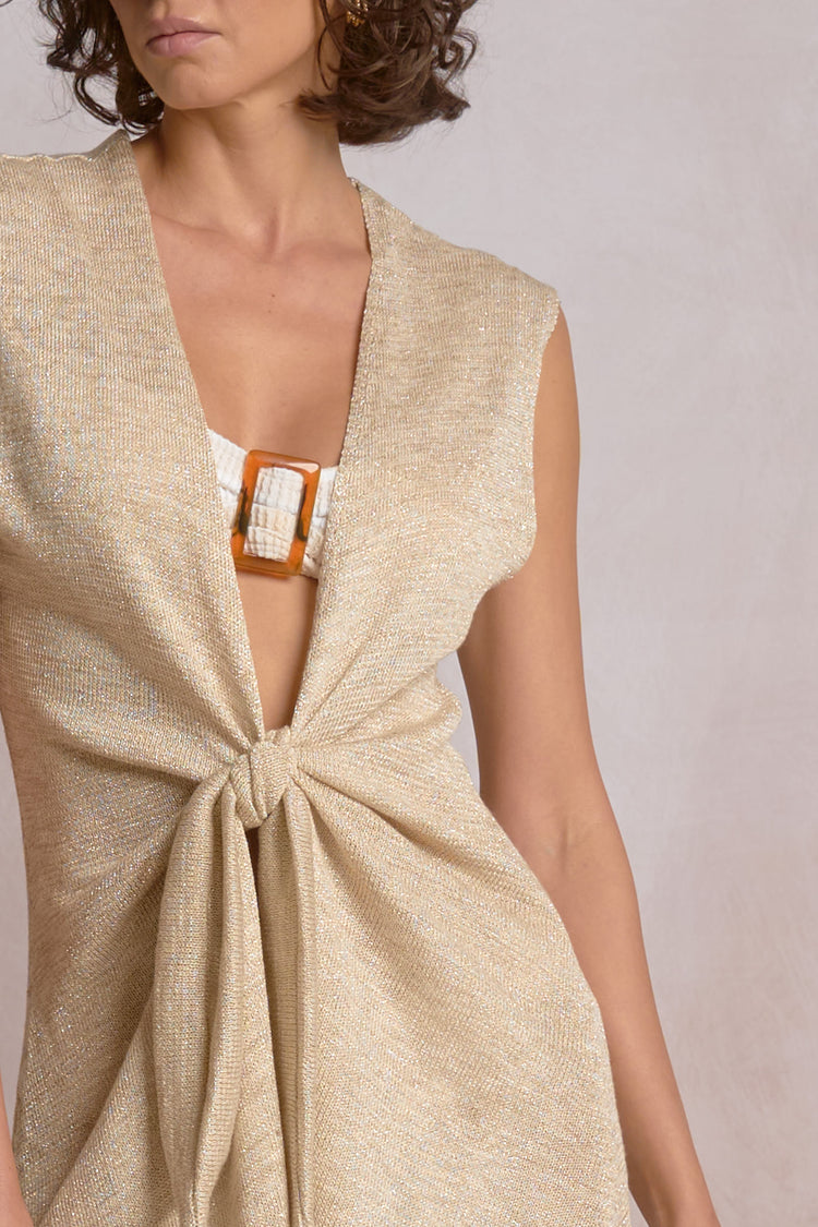 Koko Wrap Cover-Up Beige - Shop Elan
