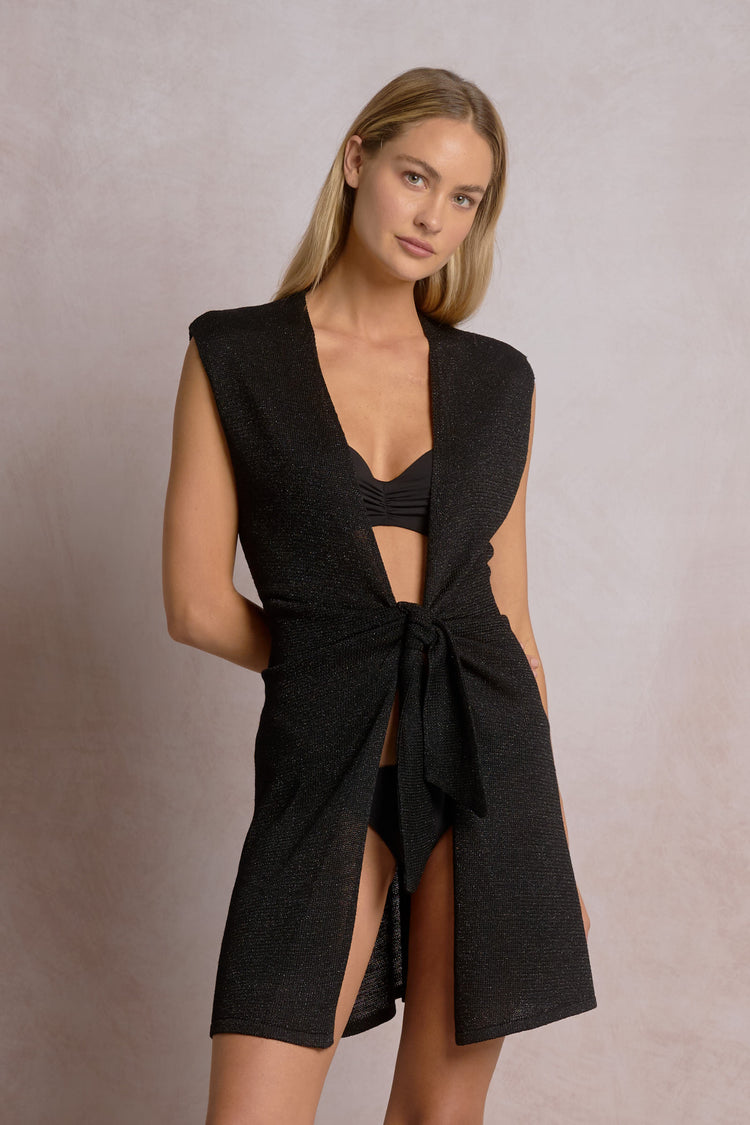 Koko Wrap Cover-Up Black - Shop Elan