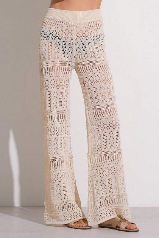 Bibiy. MIMI LACE PANTS white