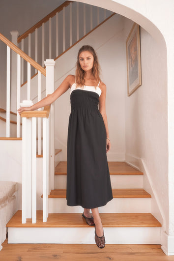latest women's dress Camden Midi - Last Chance in Dawn (Size: Medium) midi length Shop the latest Women's Dresses