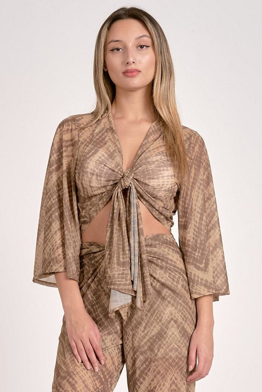 Saphire Tie Top