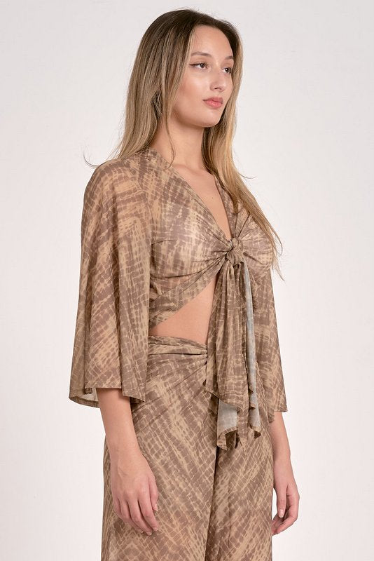 Saphire Tie Top
