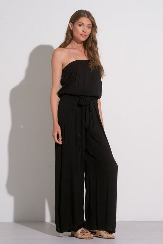 サロペット・オーバーオール・オールインワン louren back tie over jumpsuit / black 65D6DD3B-7A51-4025-87AD-