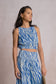 Zebra Top Blue Zebra