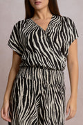 Zaza Top Black Zebra
