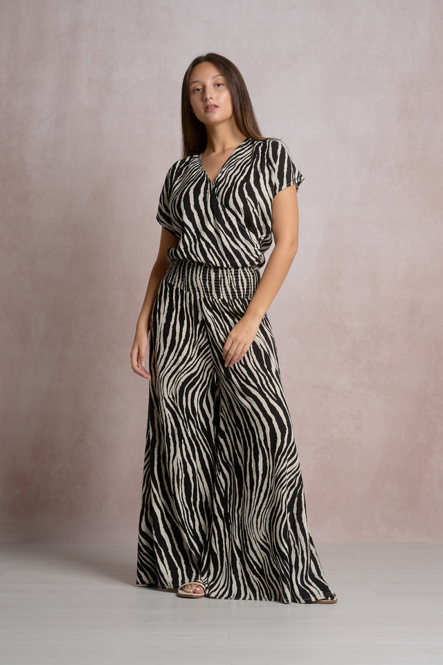 Zaza Top Black Zebra