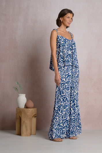Cari Tank Blue Coraline