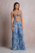 Zebra Pant Blue Zebra