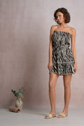 Zebra Mini Dress - Shop Elan