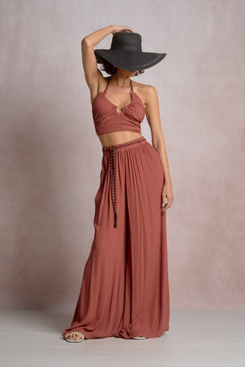 Raia Pant Dark Cayenne