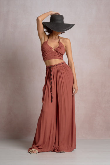 Raia Pant Dark Cayenne