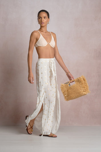 Renat Pant White Polka