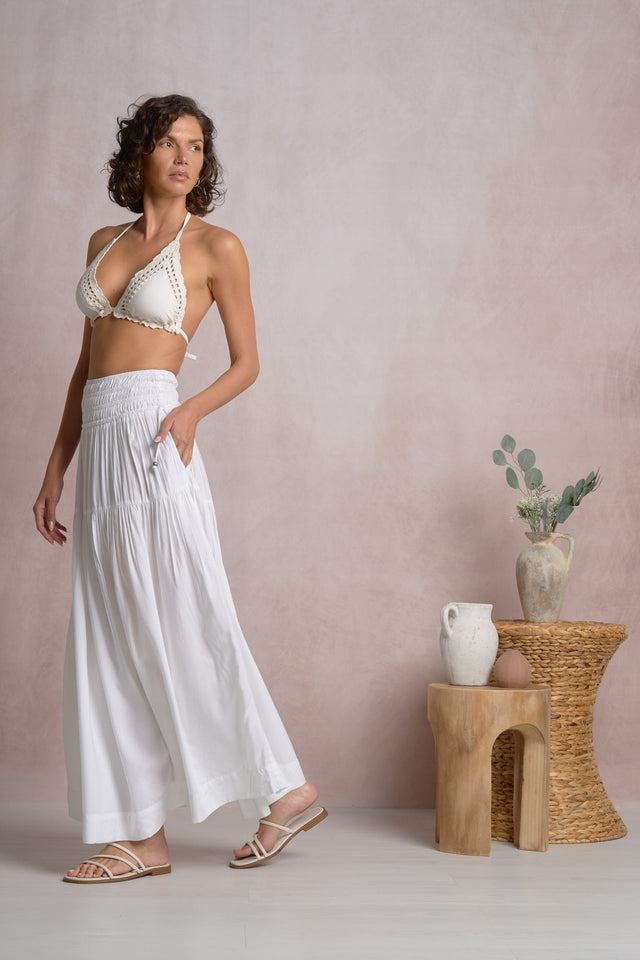 Rory Skirt White - Shop Elan