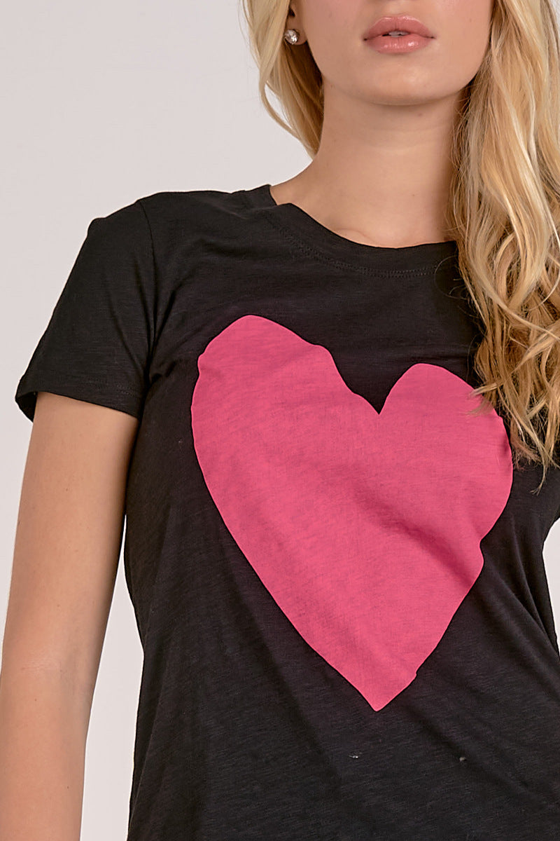 売れ筋商品|||エルエーポップアート カットソー トップス レディース Women's Word Art Paw Heart T-Shirt Pink XOXO Heart - Women's Word Art T-Shirt – LA Pop Art