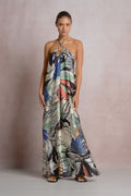 Botanical Halter Dress - Shop Elan