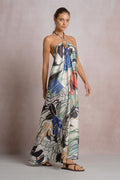 Botanical Halter Dress - Shop Elan