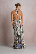 Botanical Halter Dress - Shop Elan