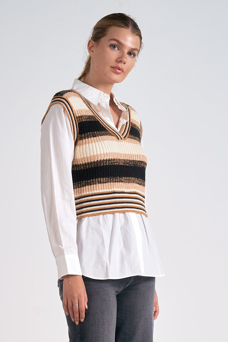 Kaia Sweater Vest Top