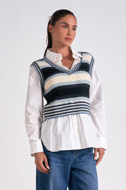 Kaia Sweater Vest Top