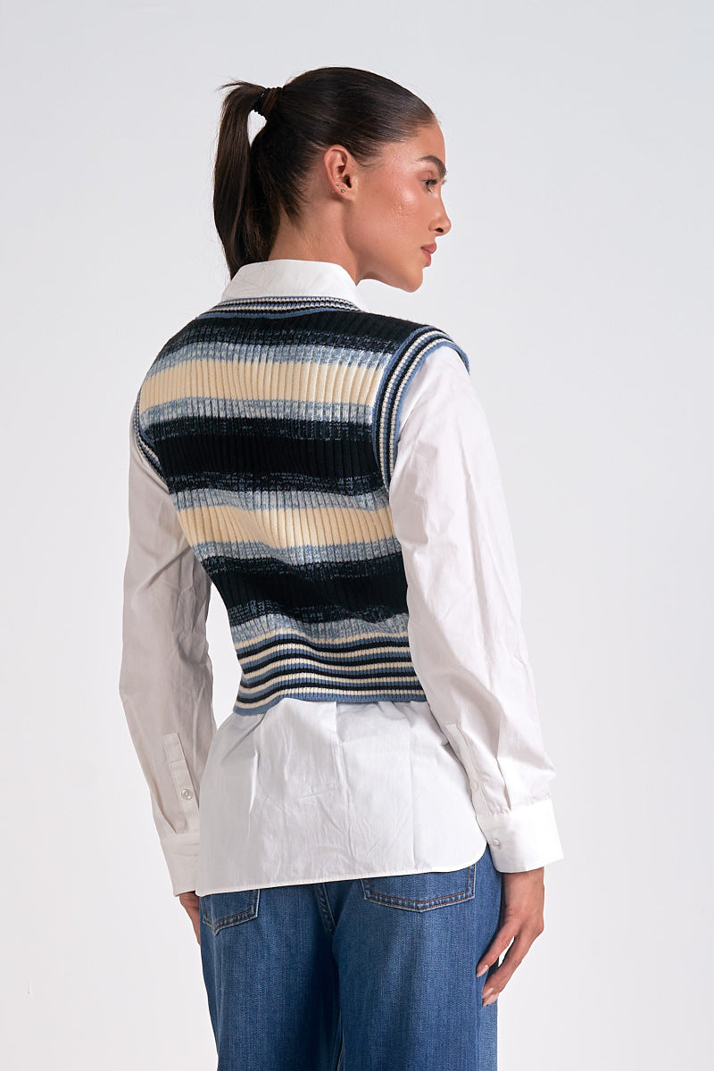 Kaia Sweater Vest Top