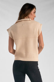 Snow Sleeveless Sweater - Shop Elan