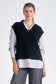 Essex Sweater Vest Top - Shop Elan