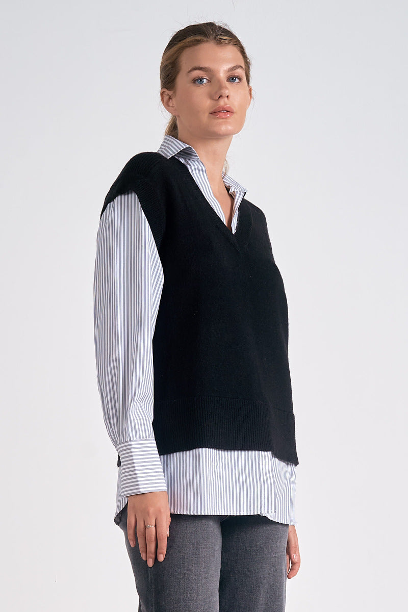 Essex Sweater Vest Top – Shop Elan