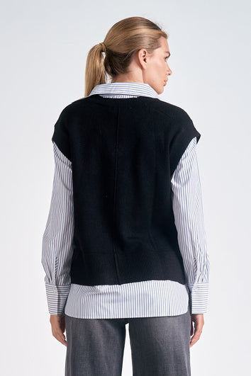 Essex Sweater Vest Top - Shop Elan