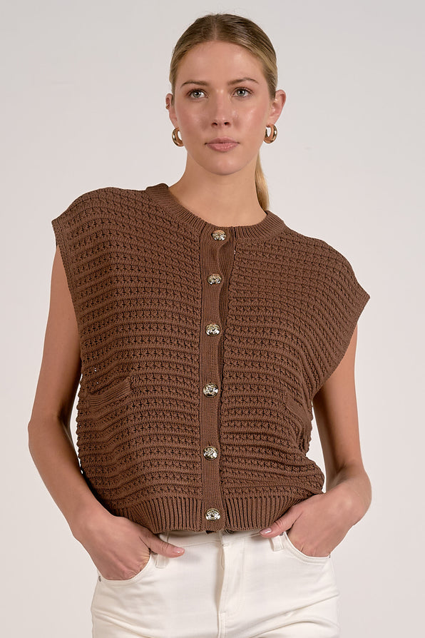 Ayla Sweater Vest - Shop Elan
