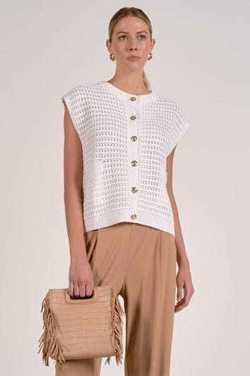 Ayla Sweater Vest - Shop Elan