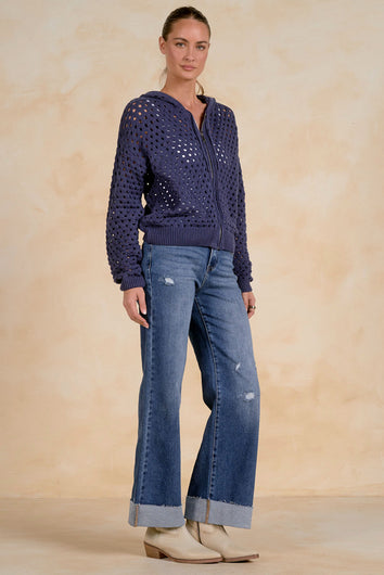 Ava Hoodie Cardigan - Shop Elan