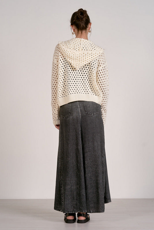 Ava Hoodie Cardigan - Shop Elan