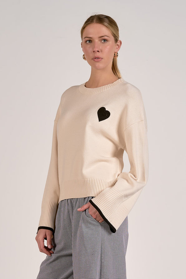 Heart Sweater - Shop Elan