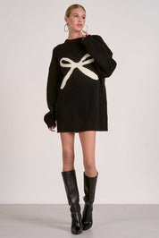 Ribbon Sweater Dress